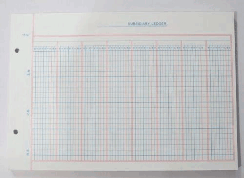 三欄式明細(xì)分類賬
